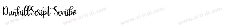 DunhillScript Semibo字体转换 DunhillScript Semibo字体转换